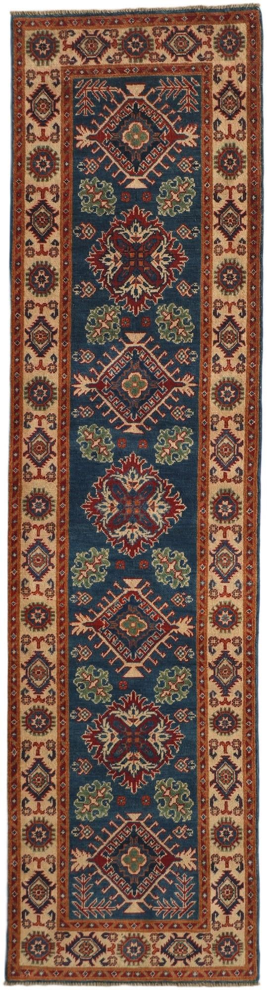 2' 8 x 10' 1 Hand Knotted Kazak Runner Rug
