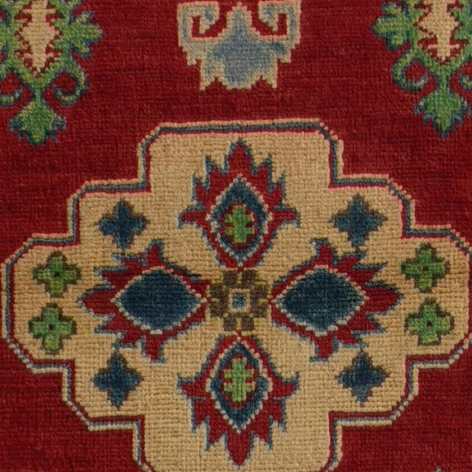 2' 9 x 12' 11 Hand Knotted Kazak Runner Rug
