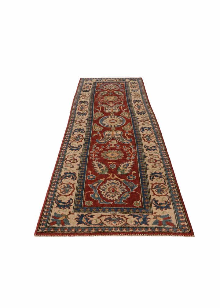 2' 8 x 9' 8 Hand Knotted Kazak Runner Rug