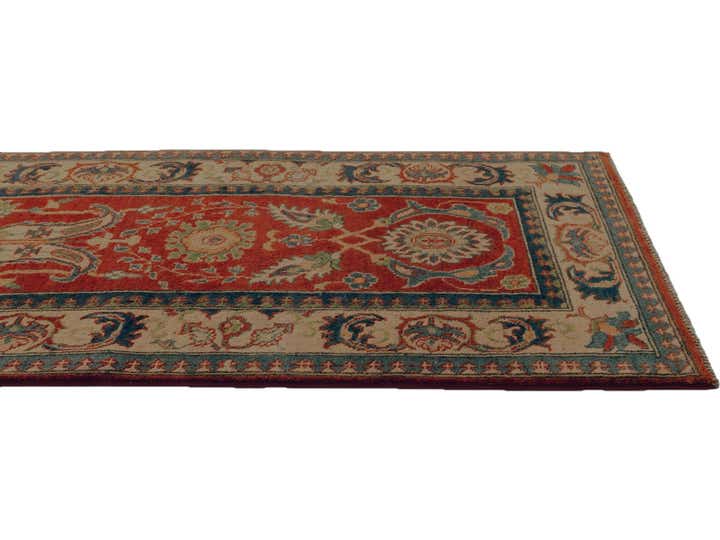 2' 8 x 9' 8 Hand Knotted Kazak Runner Rug