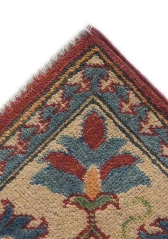 Detail image of 2' 8 x 9' 8 Hand Knotted Kazak Runner Rug