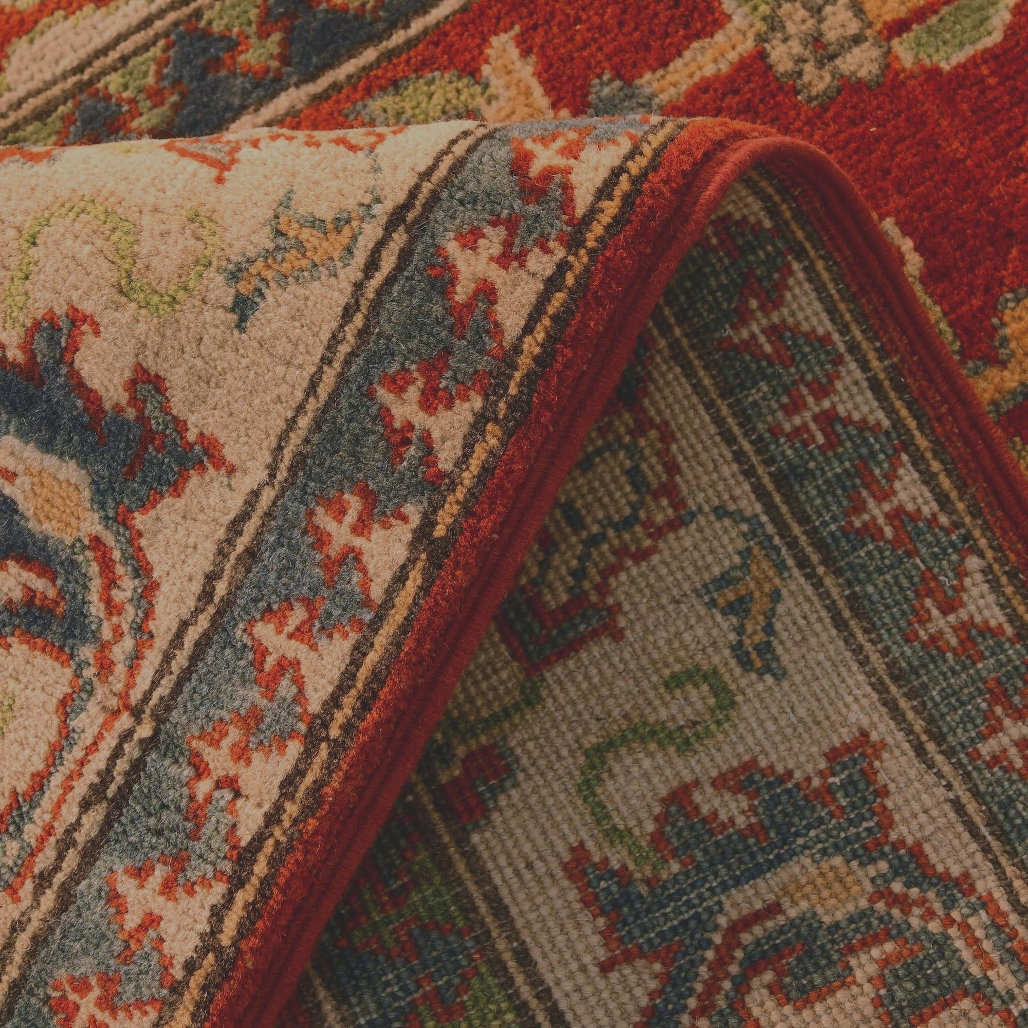 2' 8 x 9' 8 Hand Knotted Kazak Runner Rug
