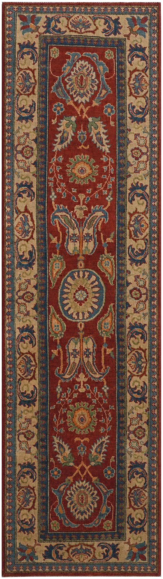 2' 8 x 9' 8 Hand Knotted Kazak Runner Rug