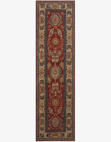 2' 8 x 9' 8 Hand Knotted Kazak Runner Rug
