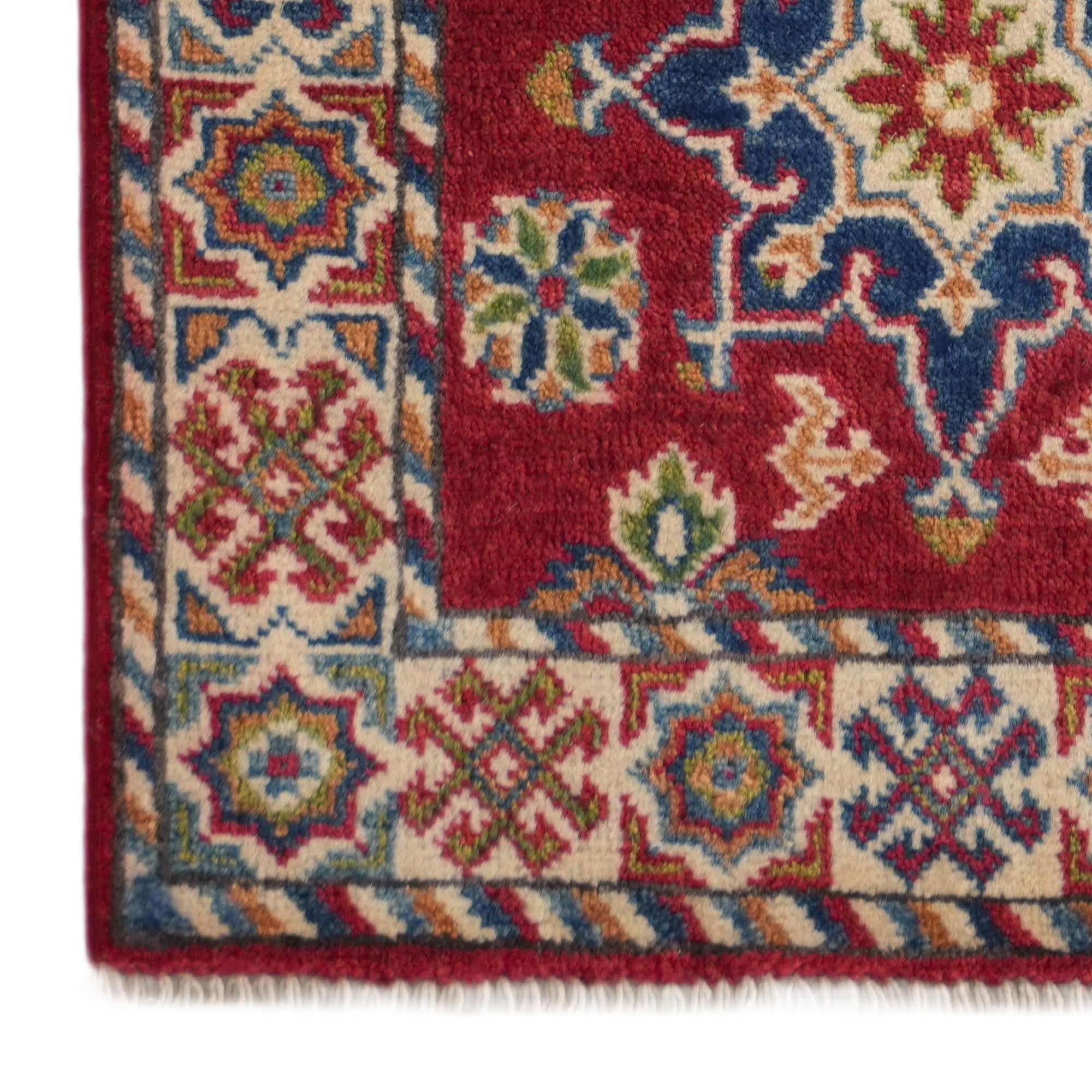 2' x 5' 10 Hand Knotted Kazak Runner Rug