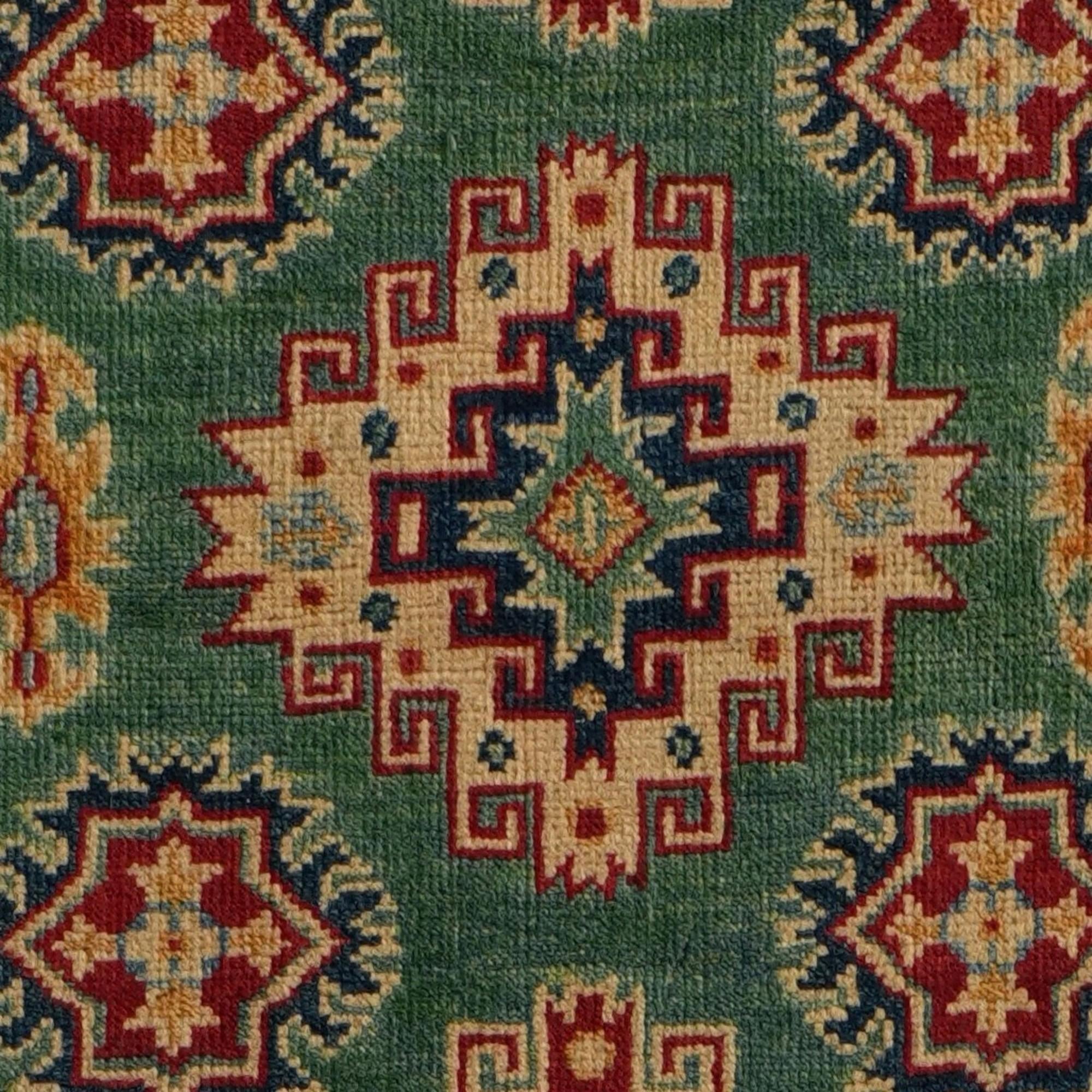 Detail image 10 of 10: 2' 7 x 9' 7 Hand Knotted Kazak Runner Rug