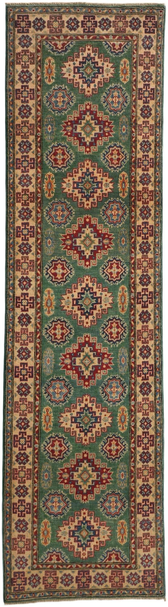 Detail image 2 of 10: 2' 7 x 9' 7 Hand Knotted Kazak Runner Rug