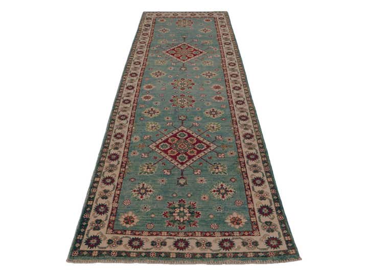 2' 8 x 9' 10 Hand Knotted Kazak Runner Rug