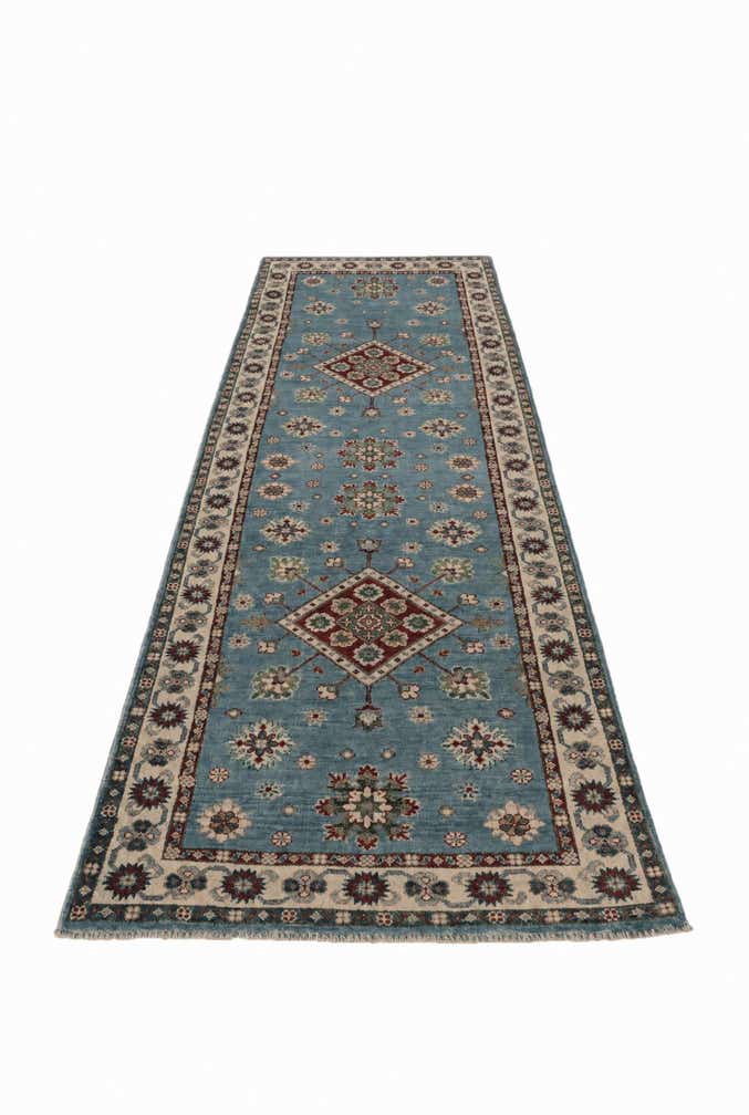 2' 8 x 9' 10 Hand Knotted Kazak Runner Rug