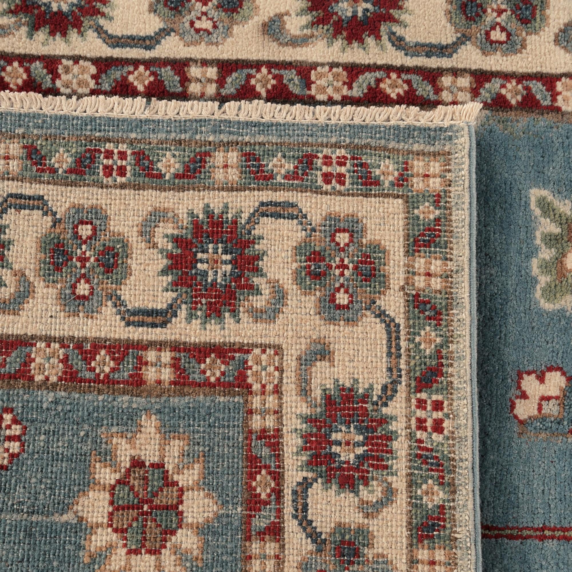 80cm x 300cm anudado a mano Kazak Alfombra Pasillera