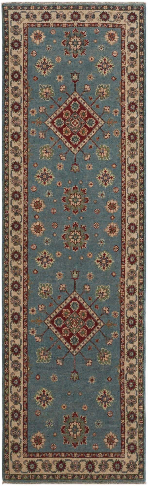 2' 8 x 9' 10 Hand Knotted Kazak Runner Rug