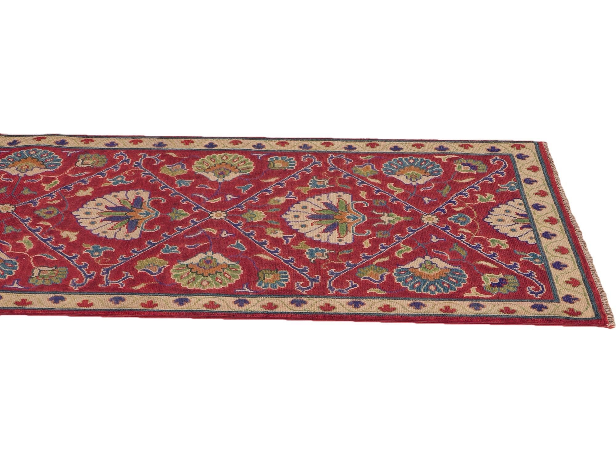 2' 9 x 8' 1 Hand Knotted Kazak Runner Rug