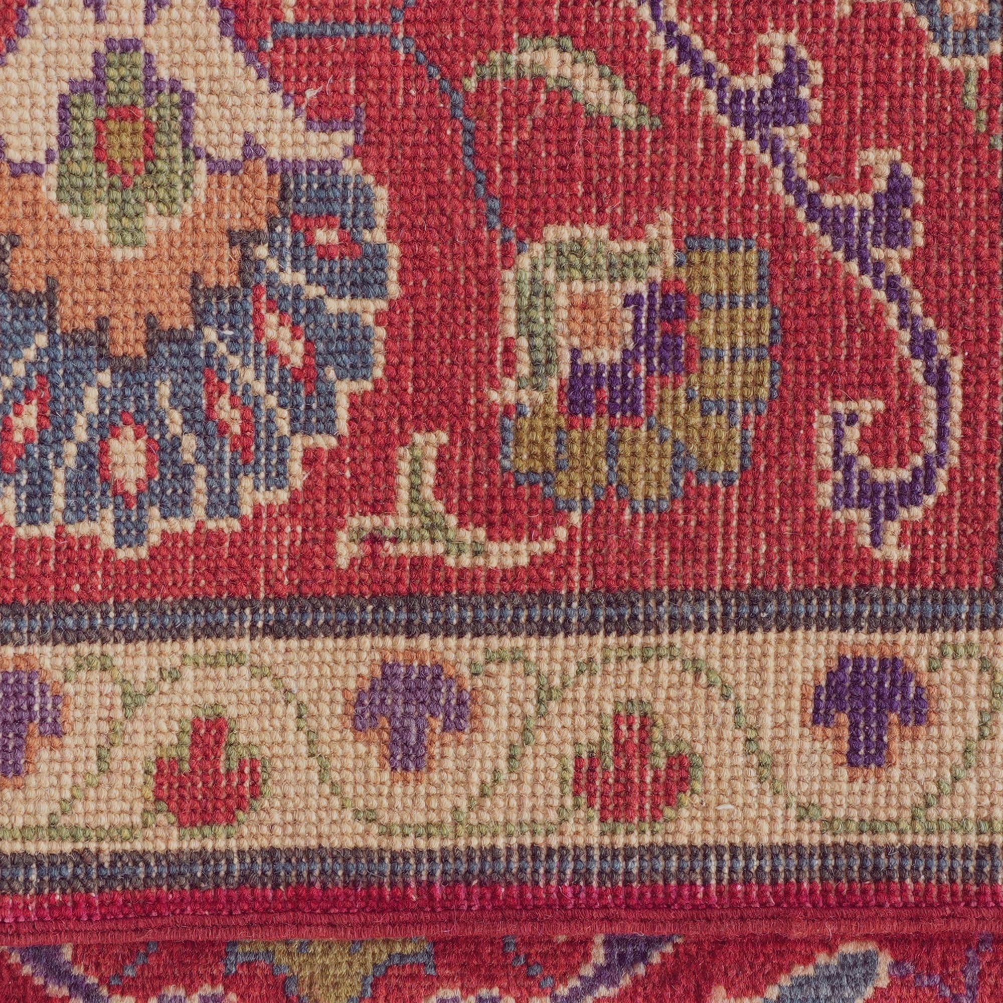 2' 9 x 8' 1 Hand Knotted Kazak Runner Rug