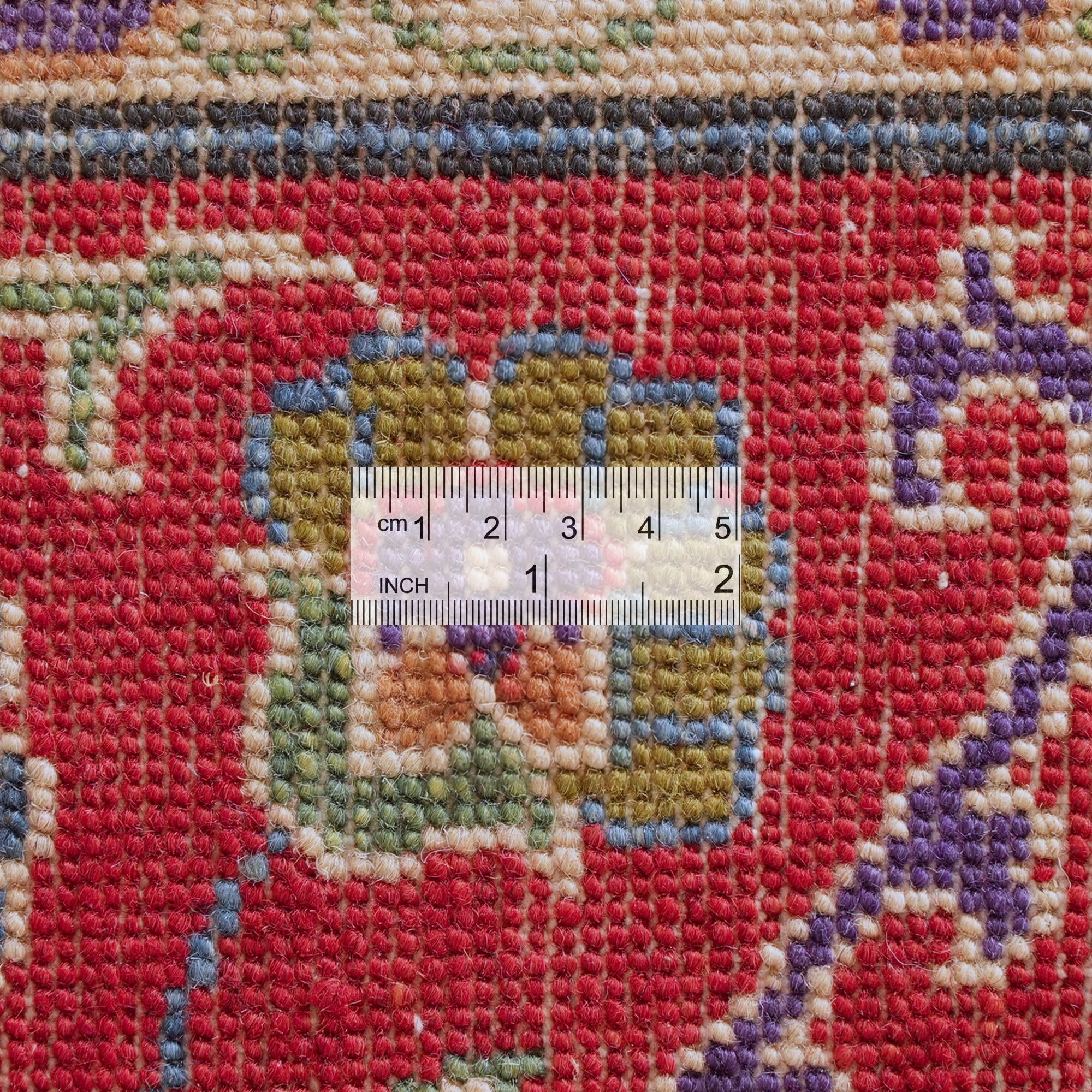 2' 9 x 8' 1 Hand Knotted Kazak Runner Rug