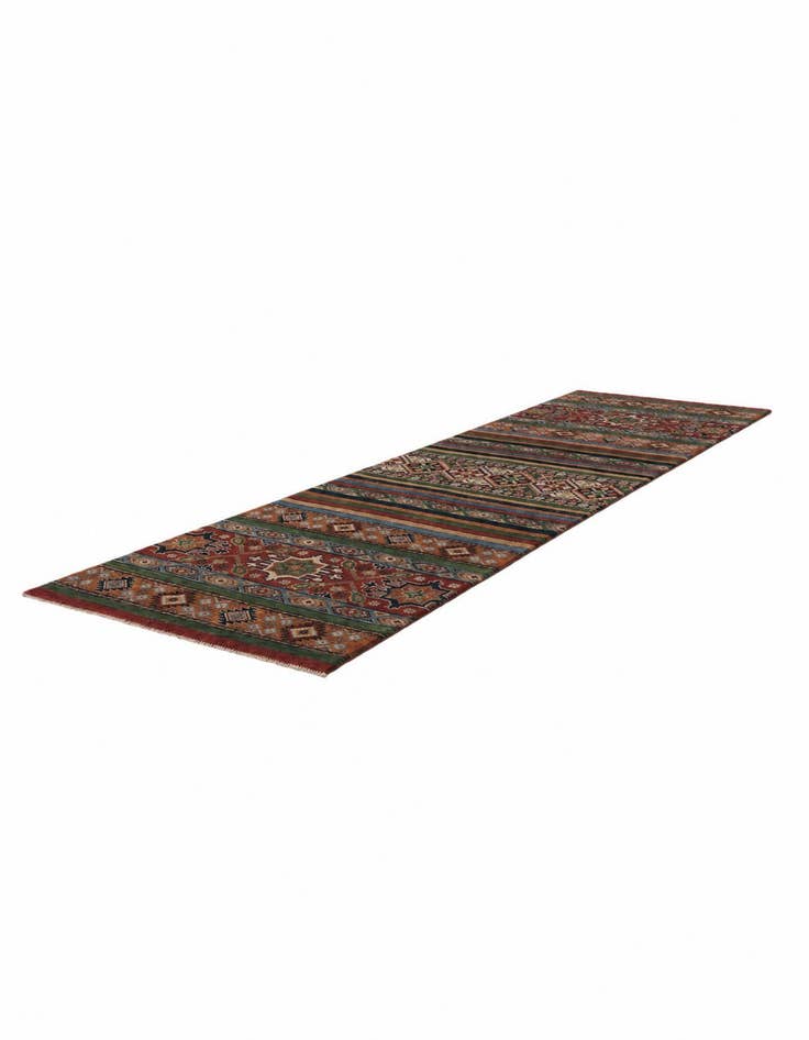 Detail image of 2' 8 x 9' 9 Hand Knotted Kazak Runner Rug