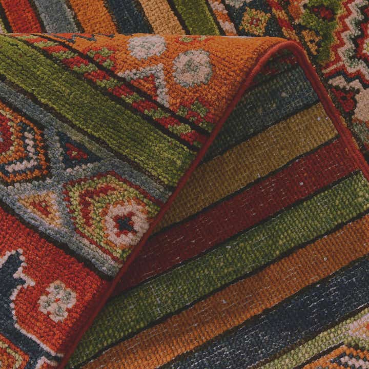 2' 8 x 9' 9 Hand Knotted Kazak Runner Rug