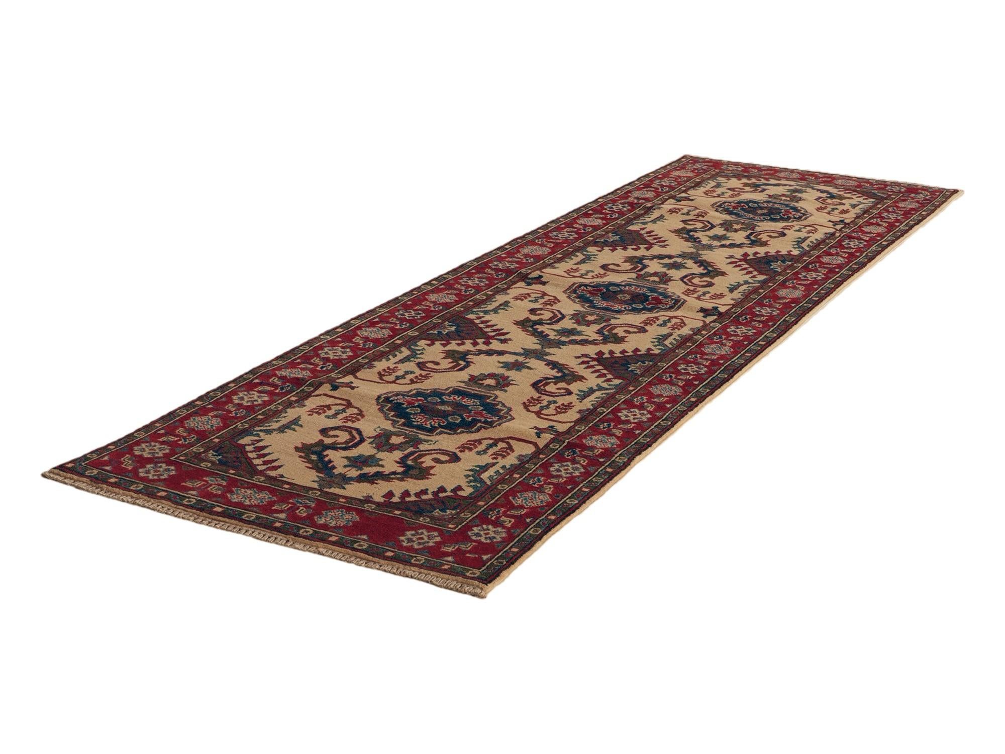 90cm x 290cm anudado a mano Kazak Alfombra Pasillera