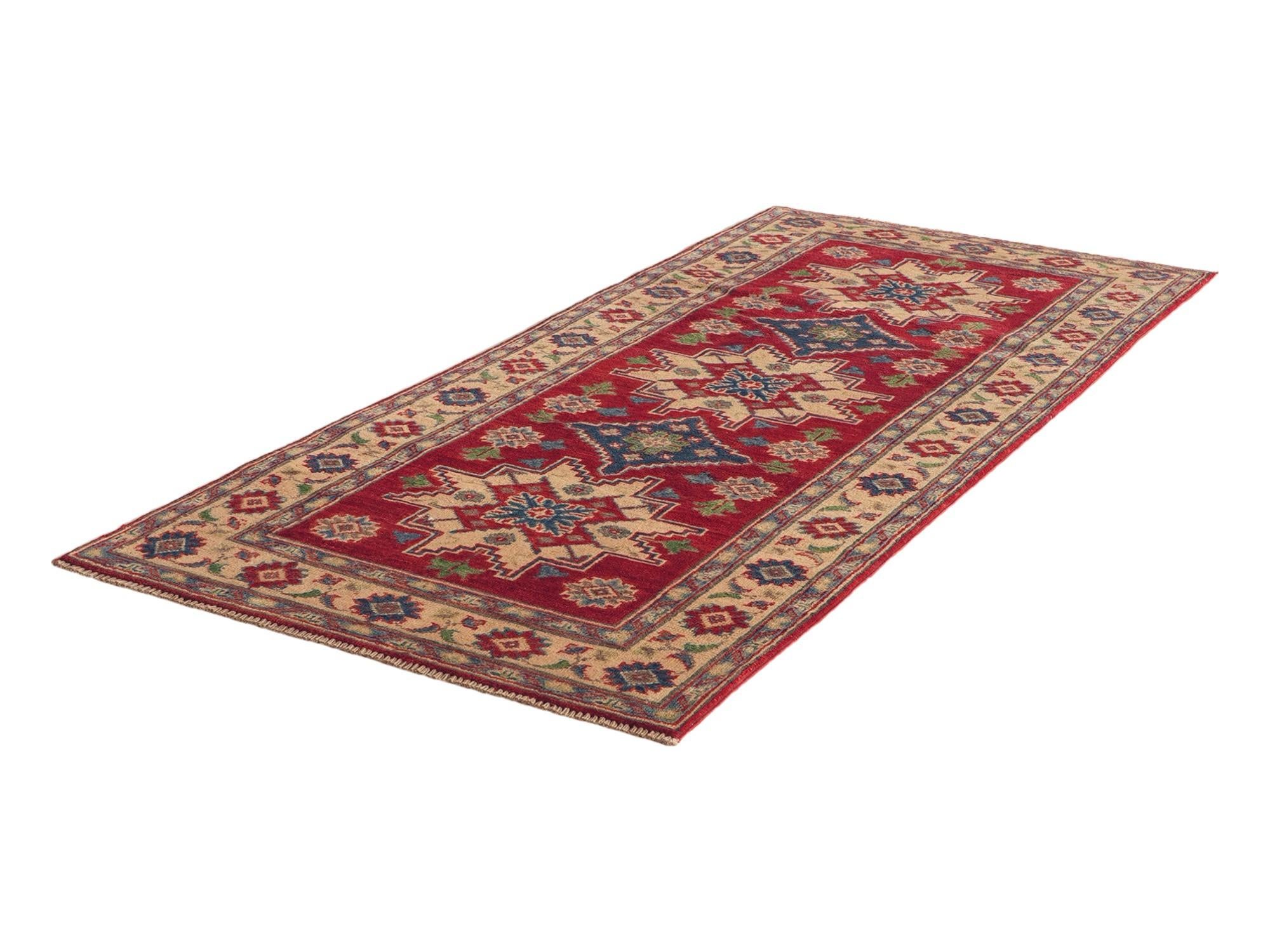 2' 10 x 6' 5 Hand Knotted Kazak Runner Rug