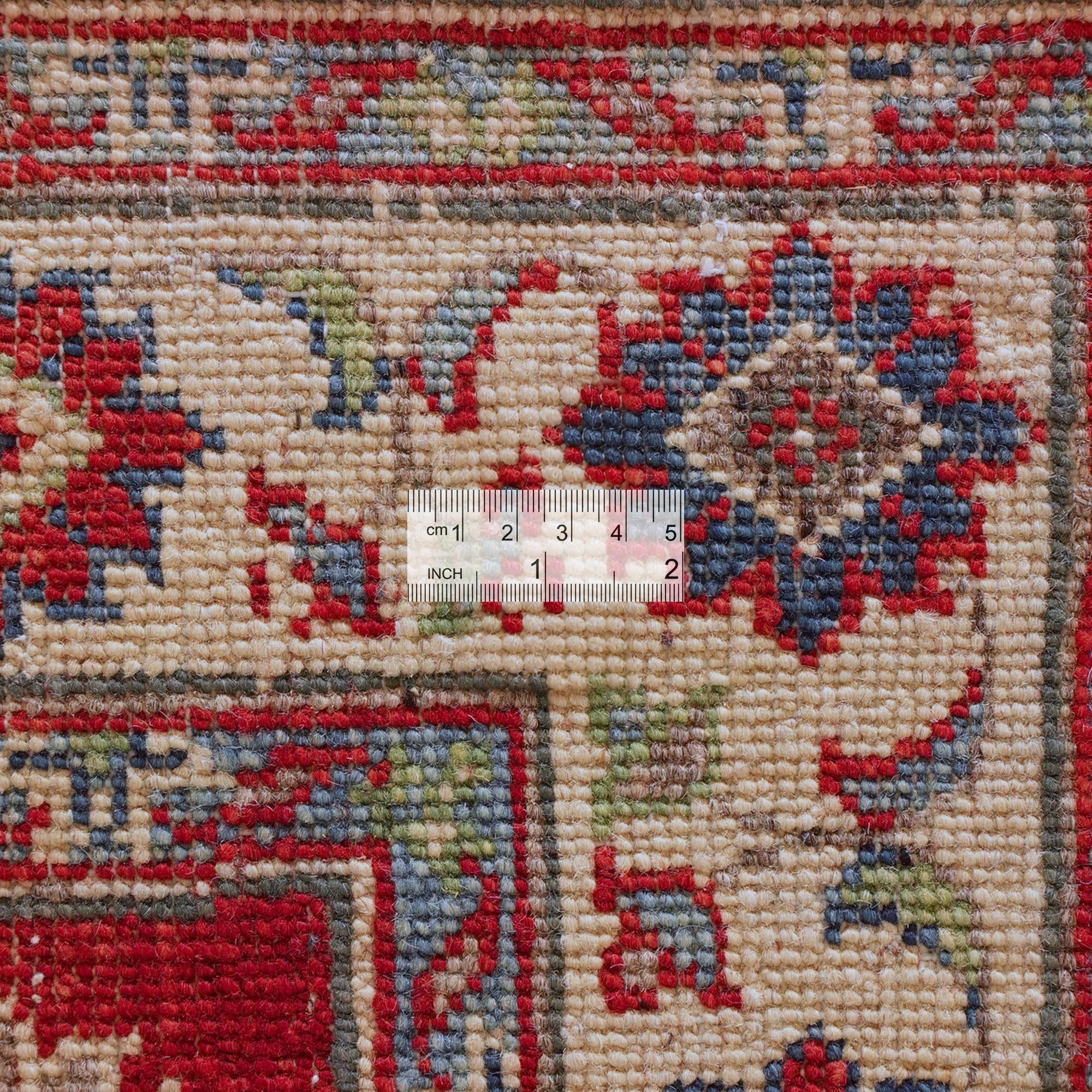 2' 10 x 6' 5 Hand Knotted Kazak Runner Rug