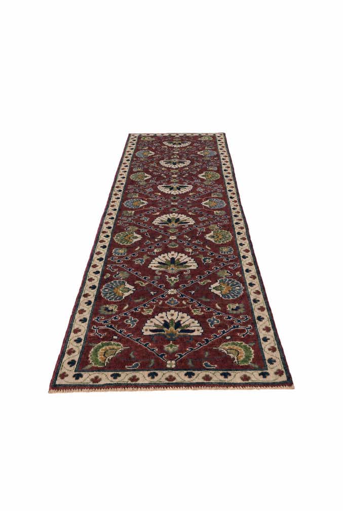 2' 8 x 9' 11 Hand Knotted Kazak Runner Rug