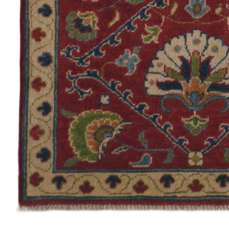 Detail image of 2' 8 x 9' 11 Hand Knotted Kazak Runner Rug