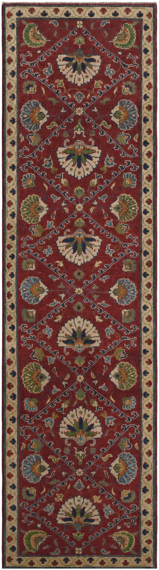 2' 8 x 9' 11 Hand Knotted Kazak Runner Rug