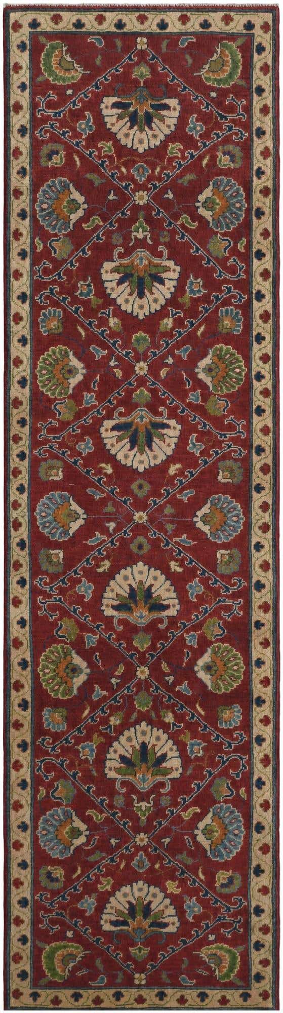 2' 8 x 9' 11 Hand Knotted Kazak Runner Rug