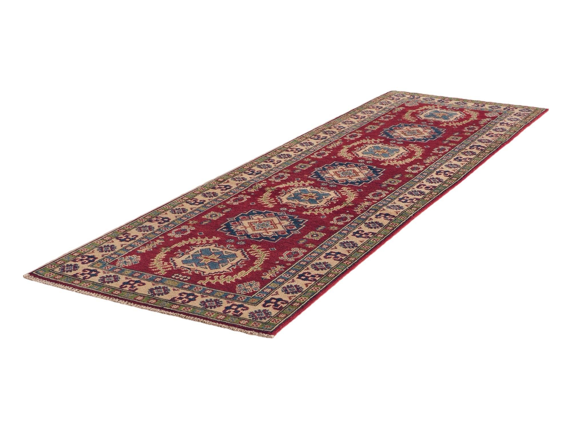 2' 8 x 8' 4 Hand Knotted Kazak Runner Rug