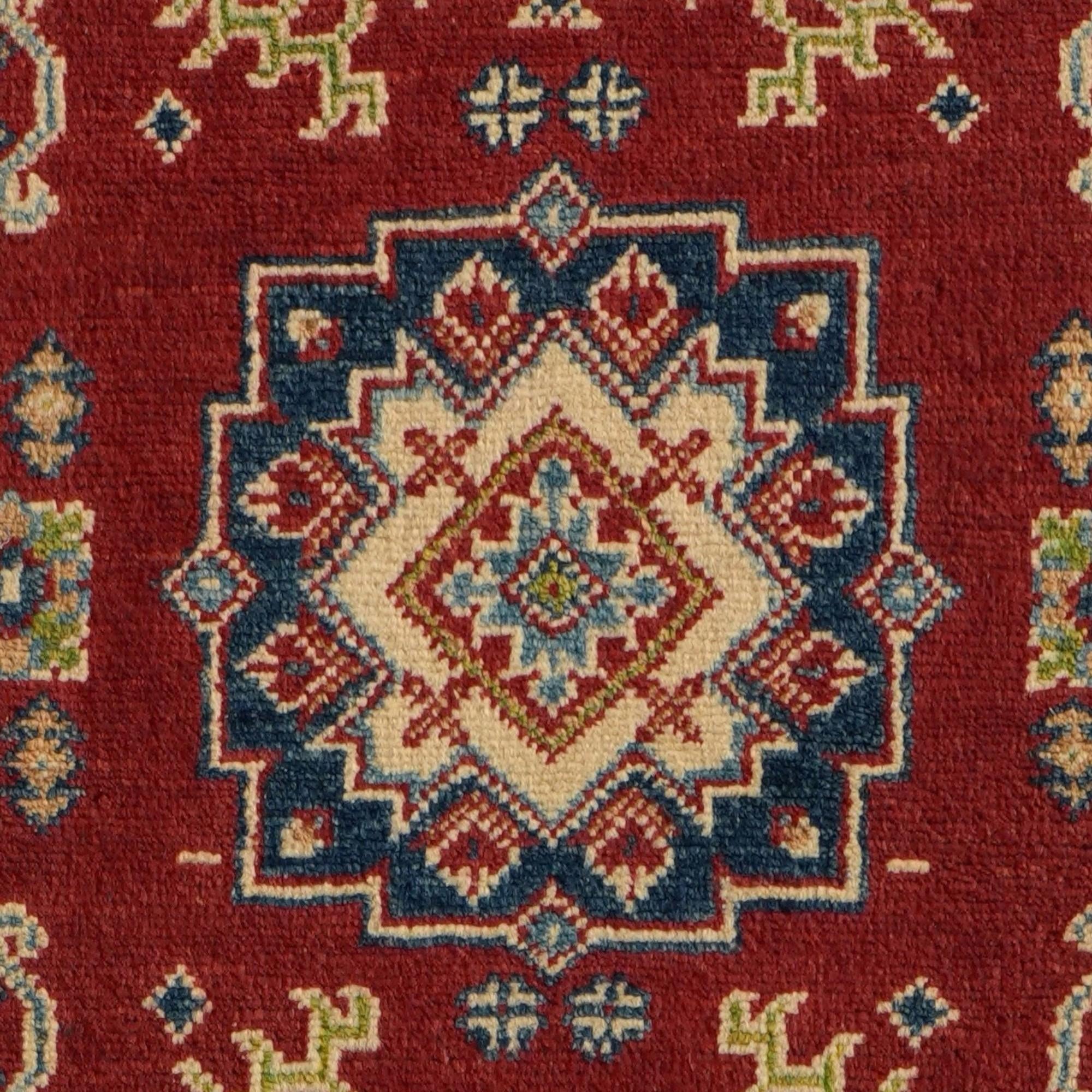 2' 8 x 8' 4 Hand Knotted Kazak Runner Rug