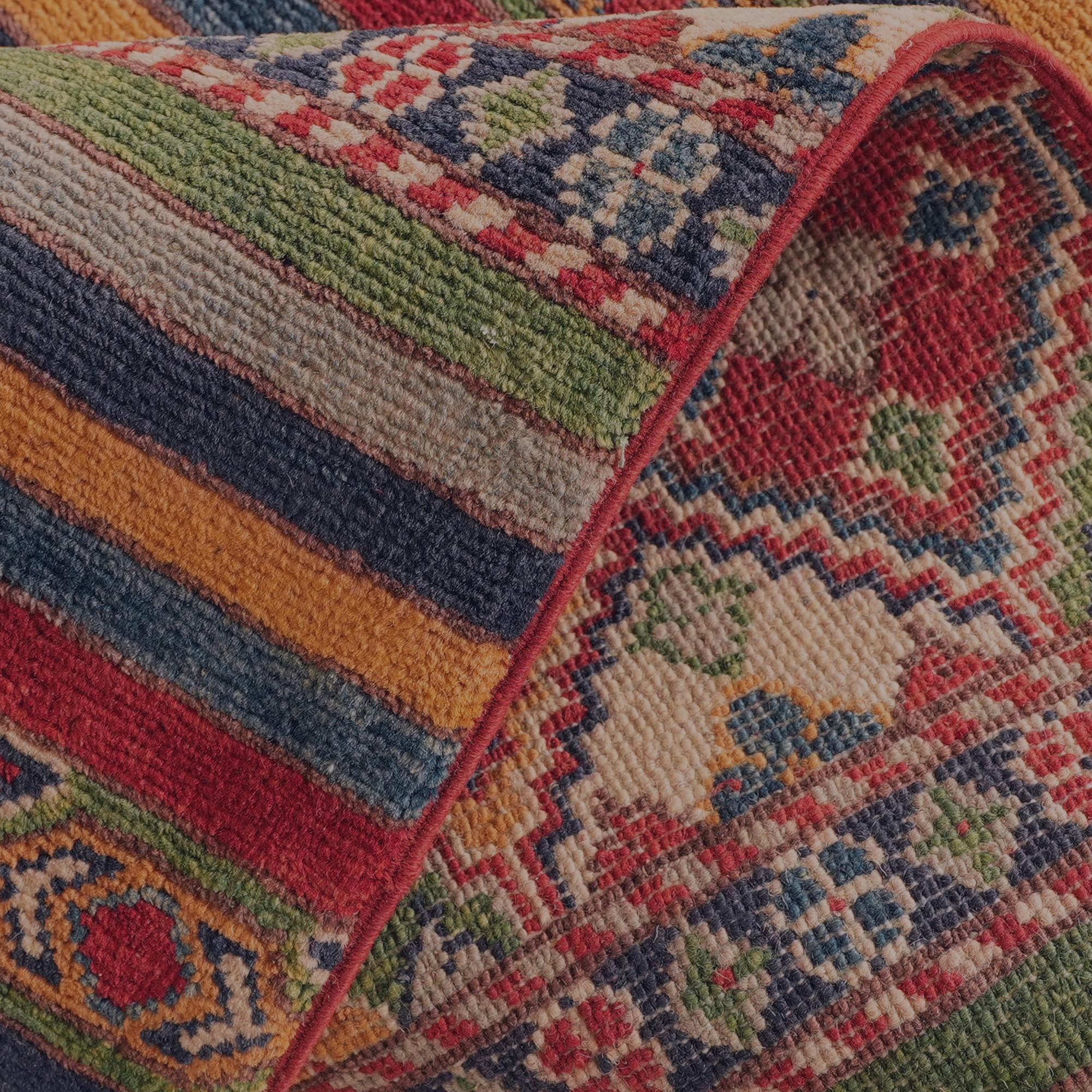 2' 7 x 9' 7 Hand Knotted Kazak Runner Rug