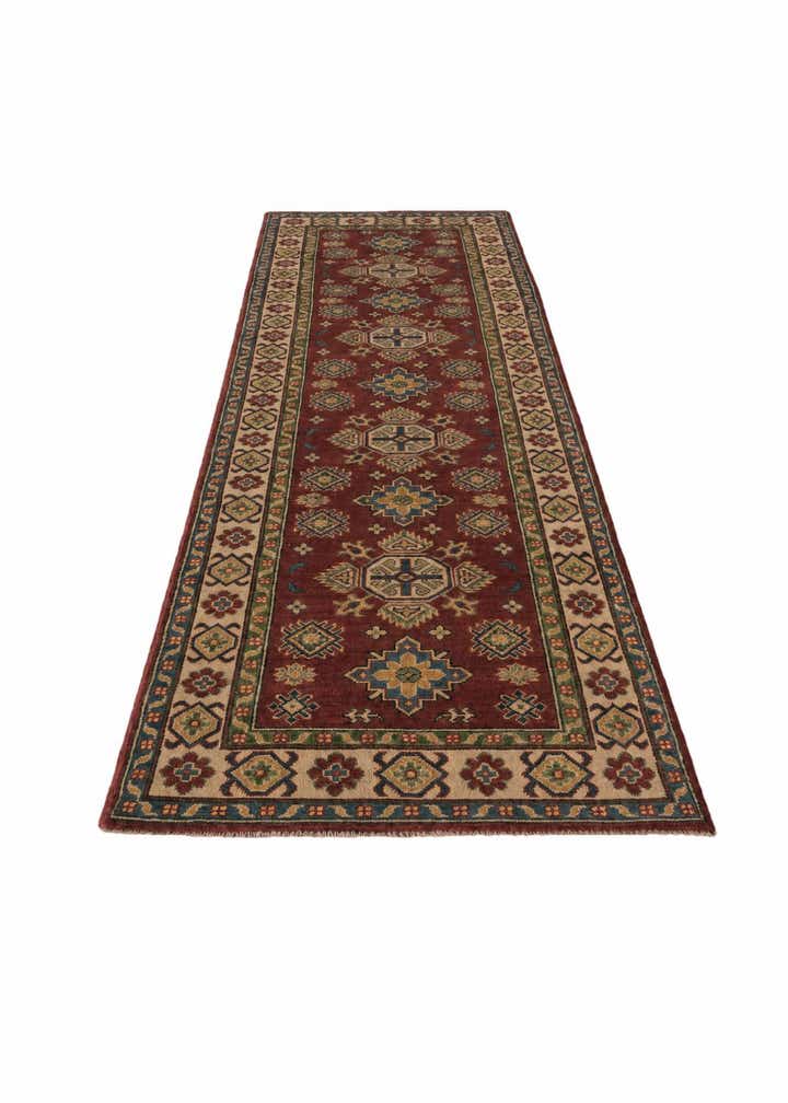 2' 10 x 9' 9 Hand Knotted Kazak Runner Rug