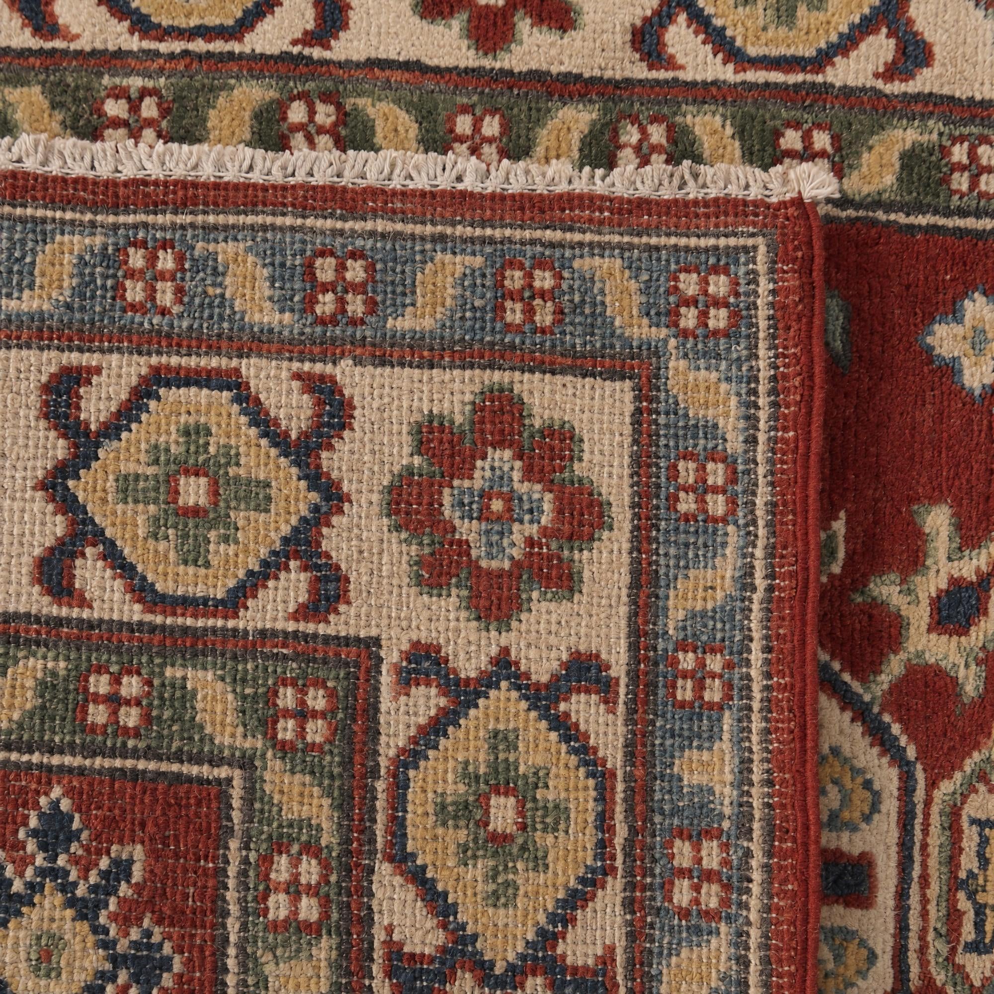 85cm x 295cm anudado a mano Kazak Alfombra Pasillera