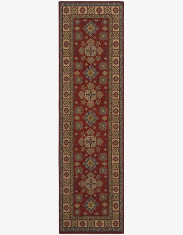 2' 10 x 9' 9 Hand Knotted Kazak Runner Rug