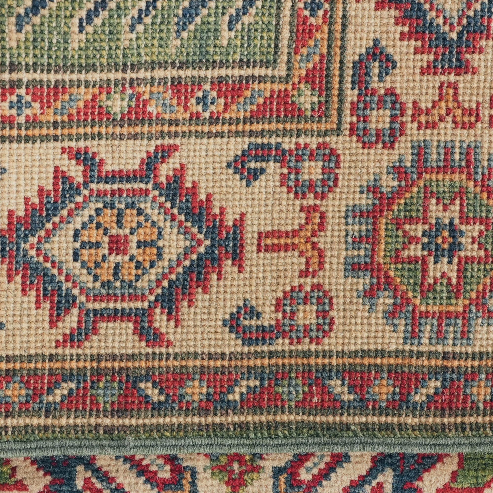 80cm x 200cm anudado a mano Kazak Alfombra Pasillera