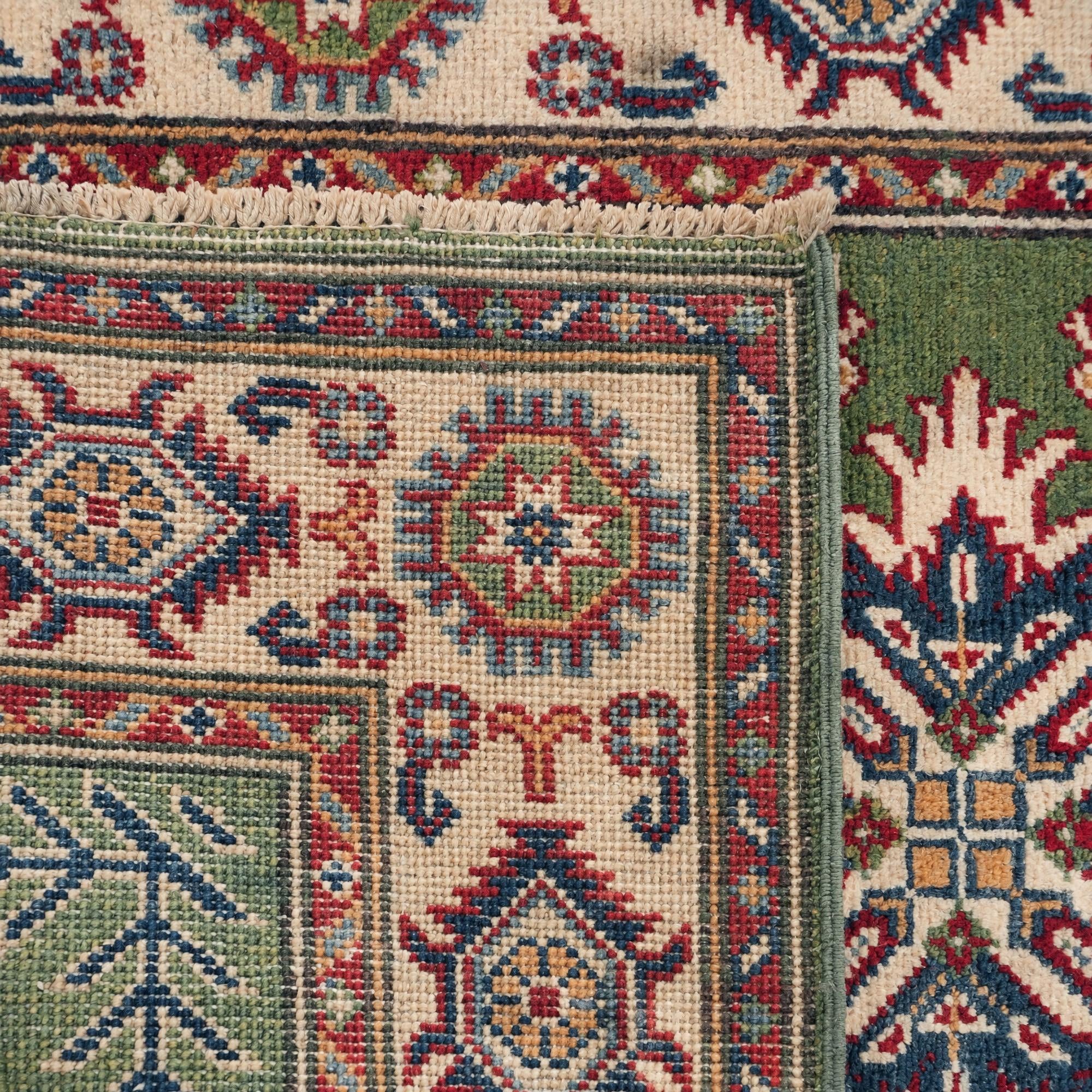 80cm x 200cm Handgeknüpft Kazak Läufer Teppich