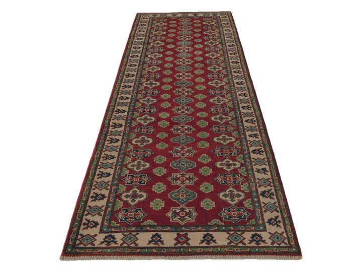 2' 10 x 9' 6 Hand Knotted Kazak Runner Rug