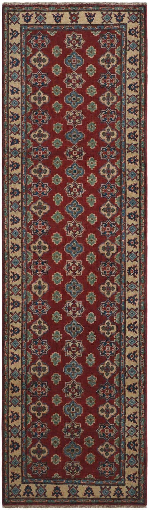 2' 10 x 9' 6 Hand Knotted Kazak Runner Rug