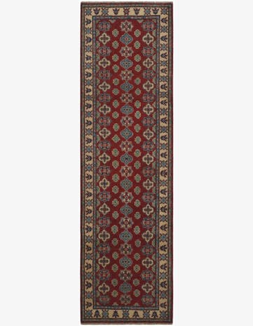 2' 10 x 9' 6 Hand Knotted Kazak Runner Rug