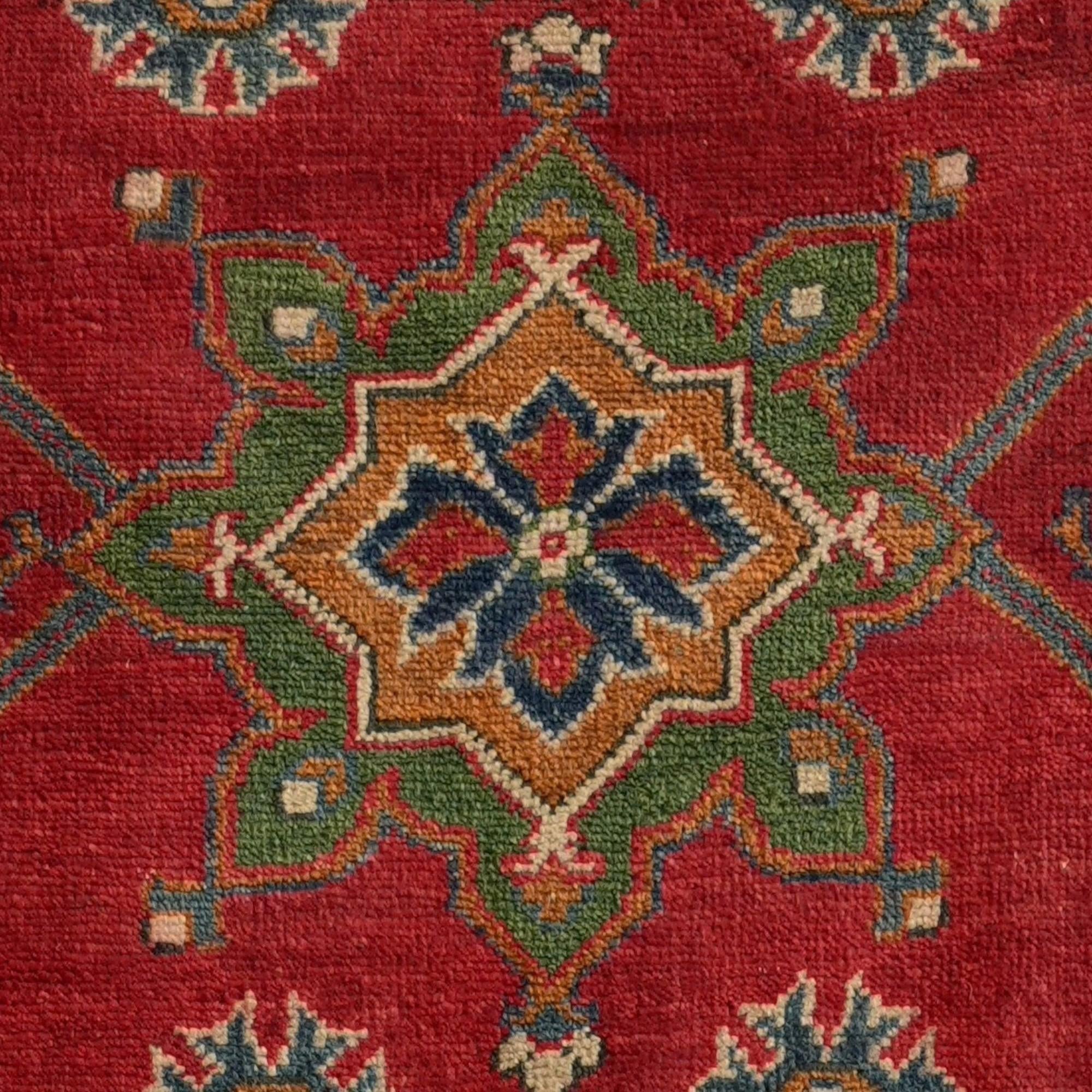 2' 9 x 9' 11 Hand Knotted Kazak Runner Rug