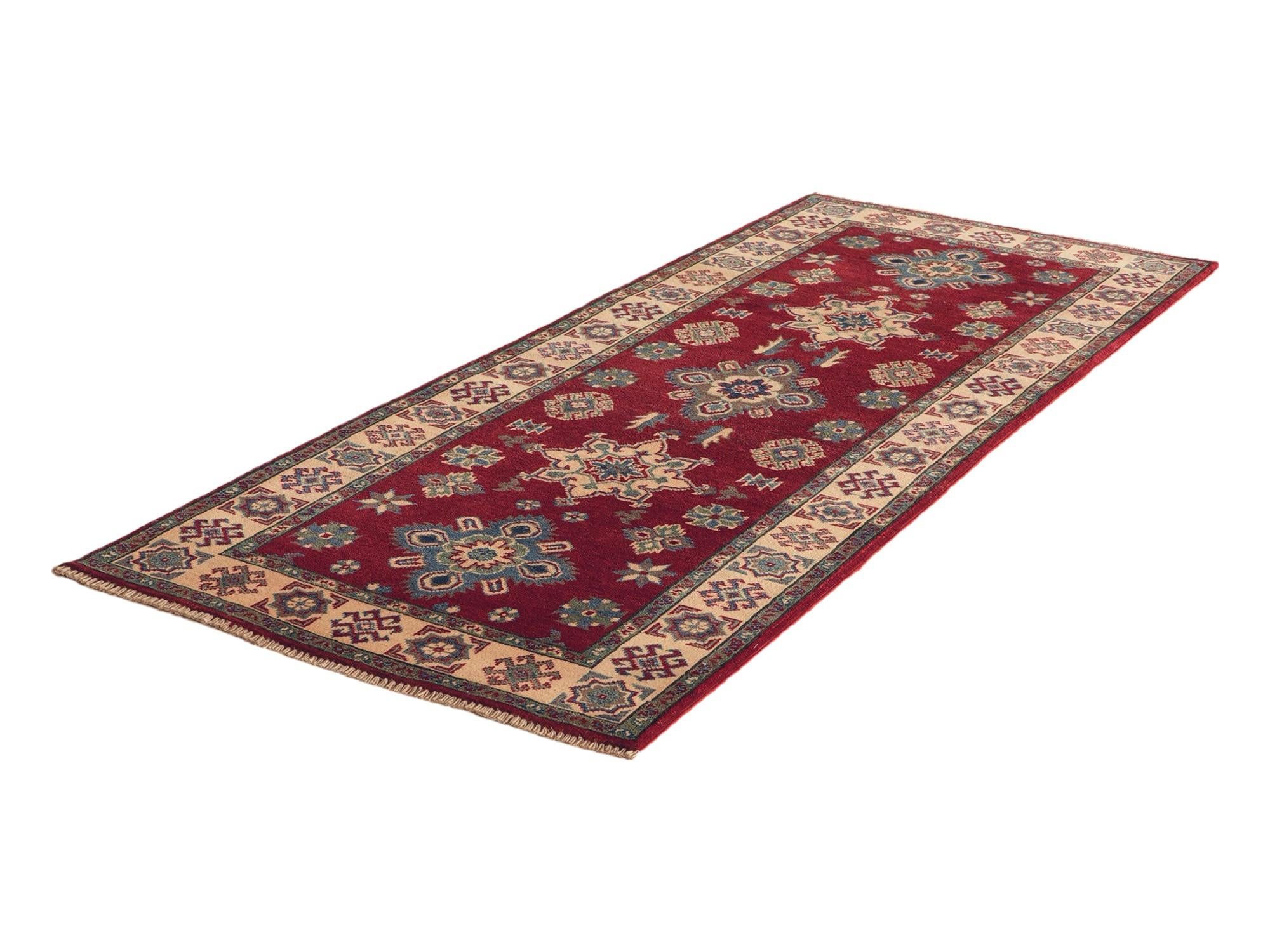 2' 8 x 6' 6 Hand Knotted Kazak Runner Rug
