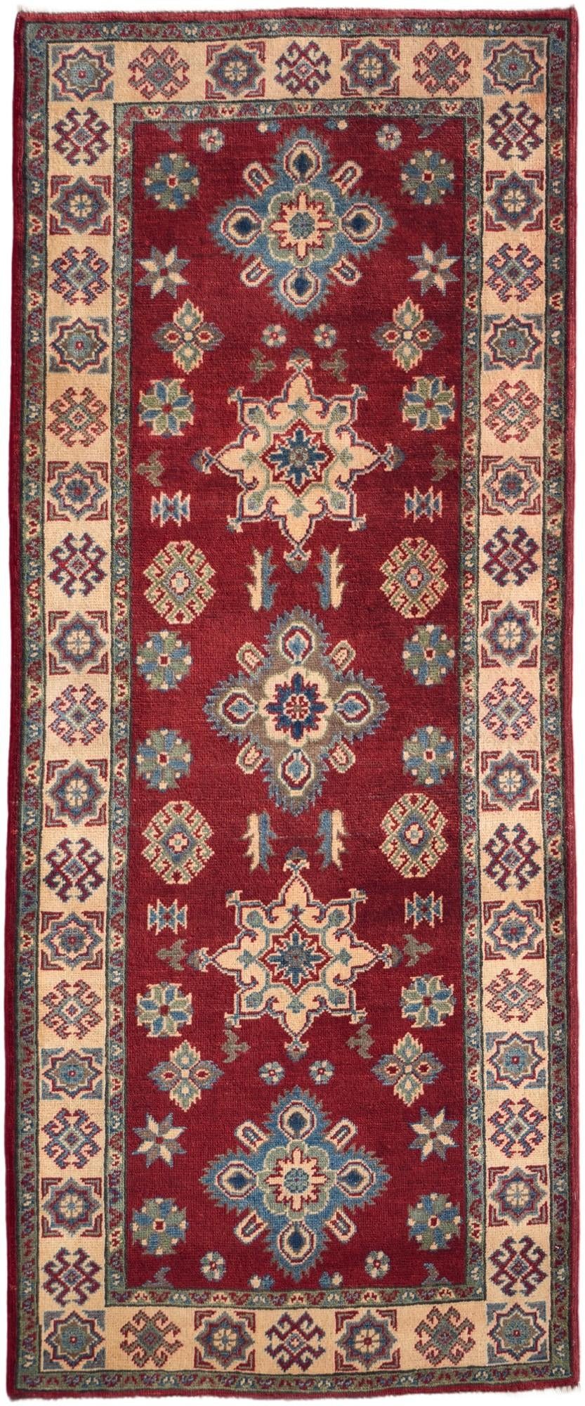 2' 8 x 6' 6 Hand Knotted Kazak Runner Rug