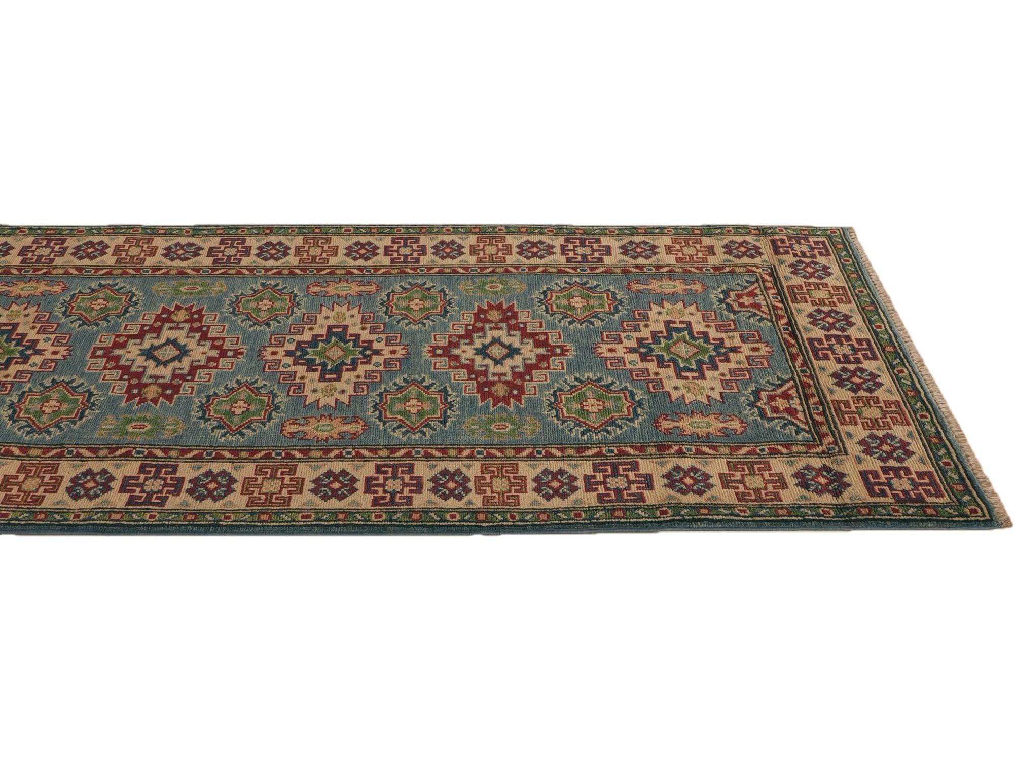 Detail image 6 of 10: 2' 7 x 11' 1 Hand Knotted Kazak Runner Rug