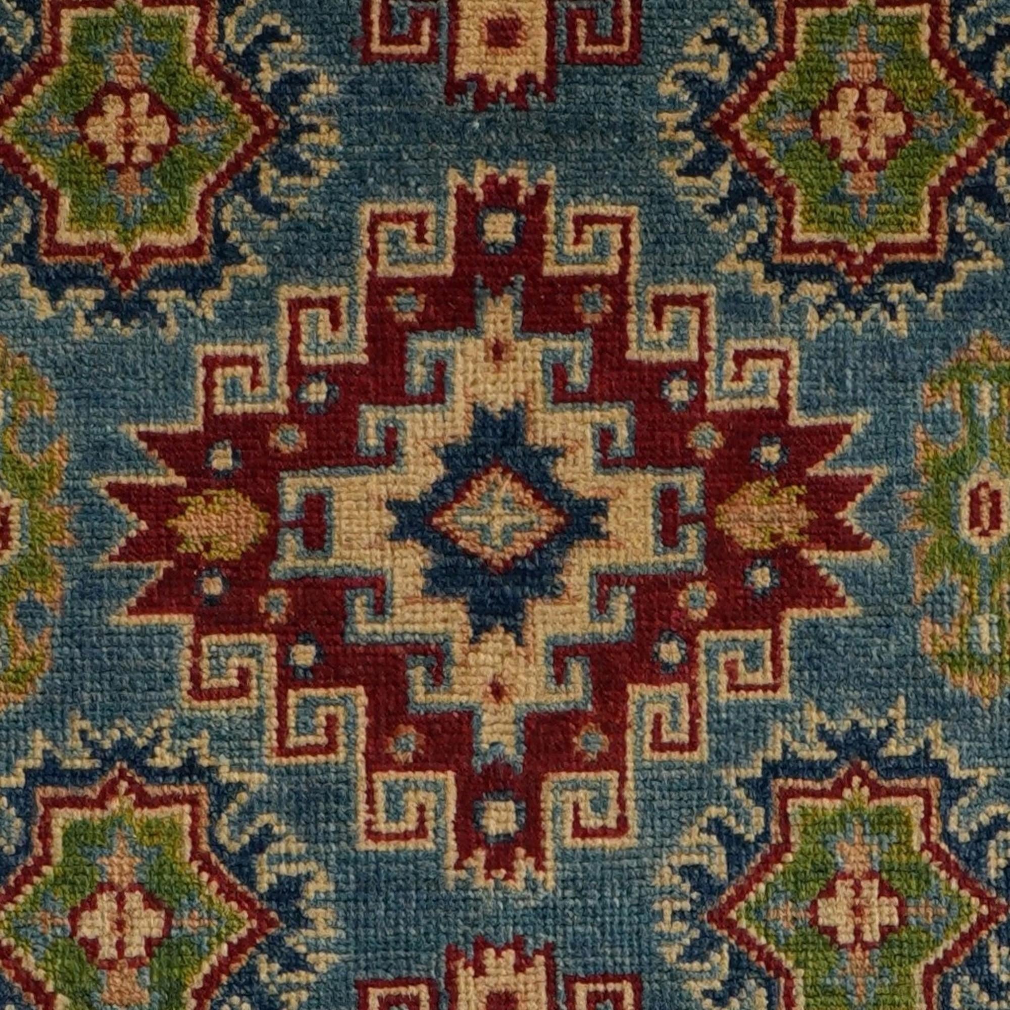 Detail image 10 of 10: 2' 7 x 11' 1 Hand Knotted Kazak Runner Rug
