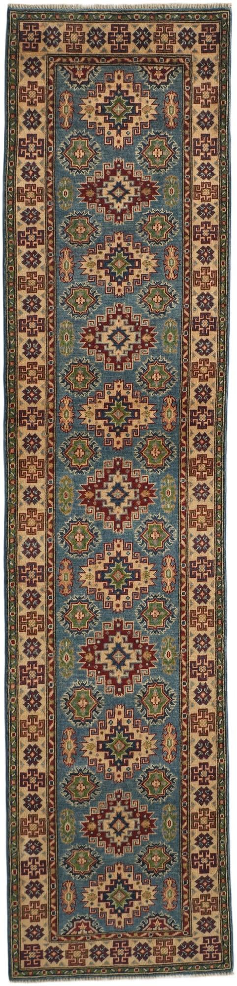 Detail image 2 of 10: 2' 7 x 11' 1 Hand Knotted Kazak Runner Rug
