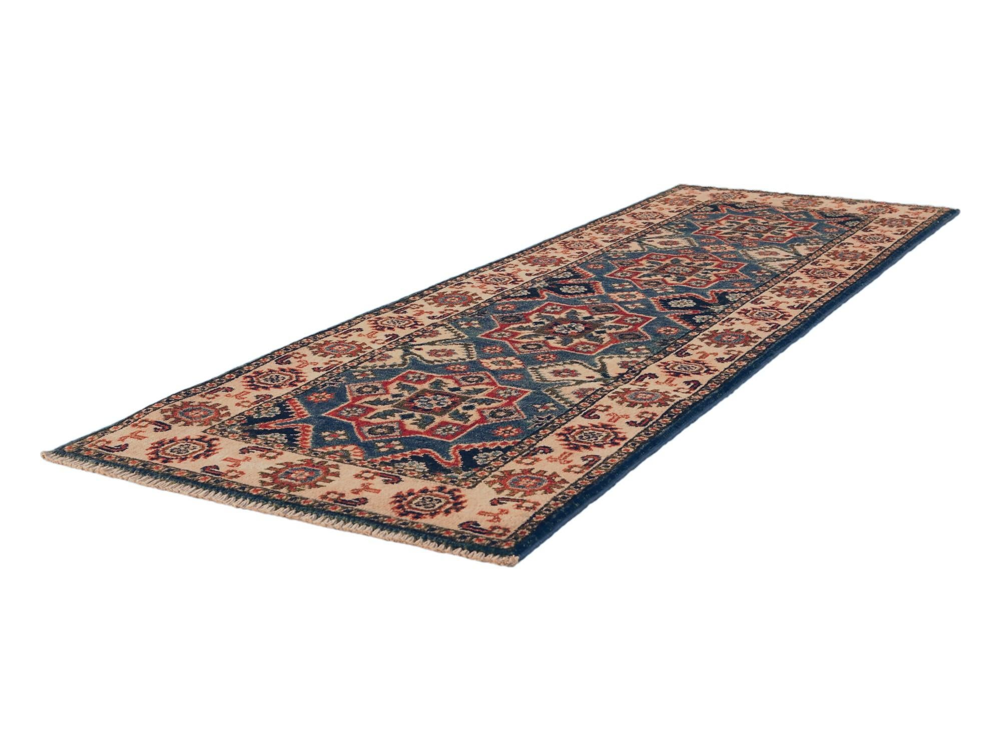 2' x 6' 1 Hand Knotted Kazak Runner Rug