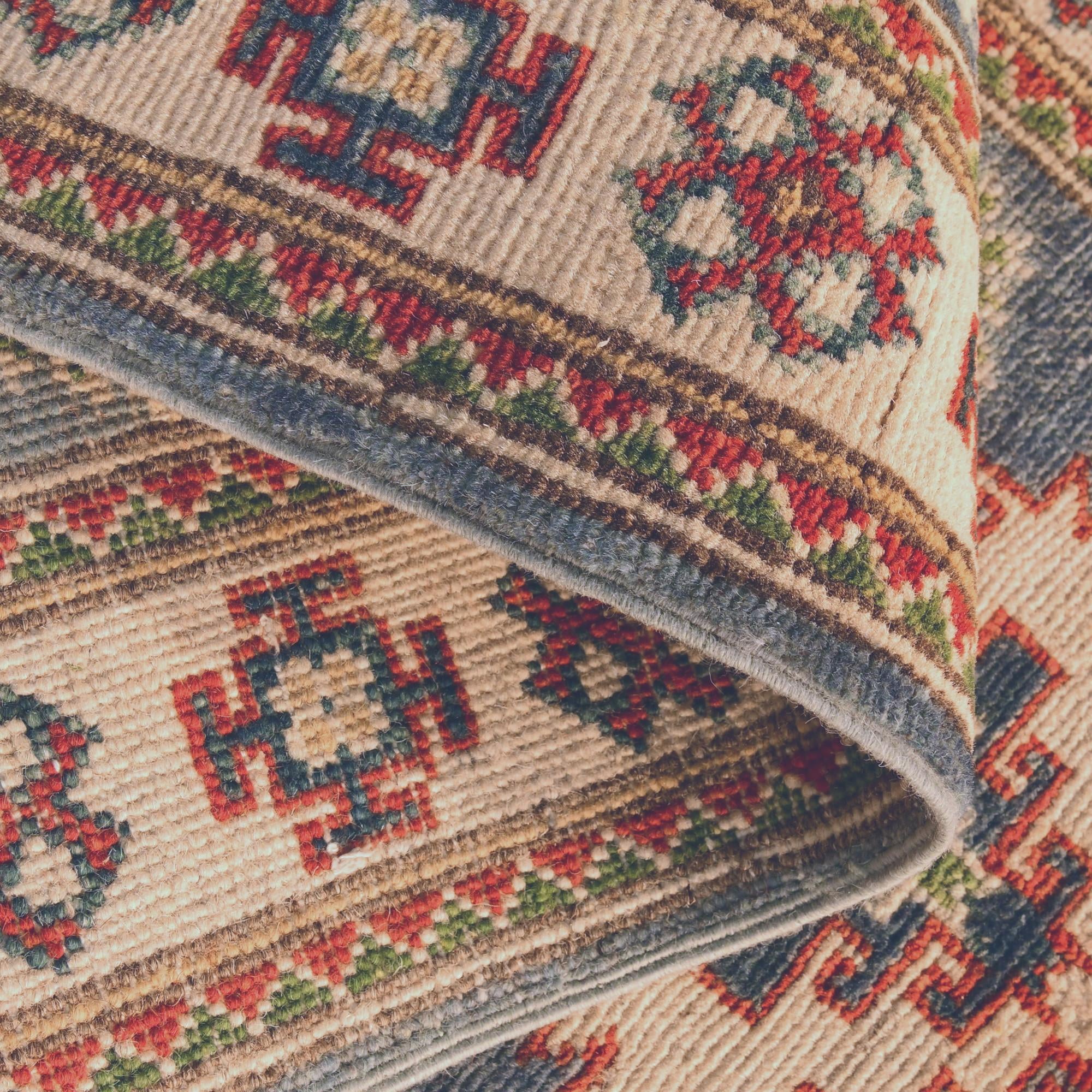 2' x 6' 1 Hand Knotted Kazak Runner Rug