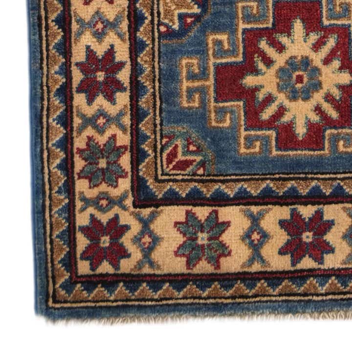 60cm x 190cm Handgeknüpft Kazak Läufer Teppich