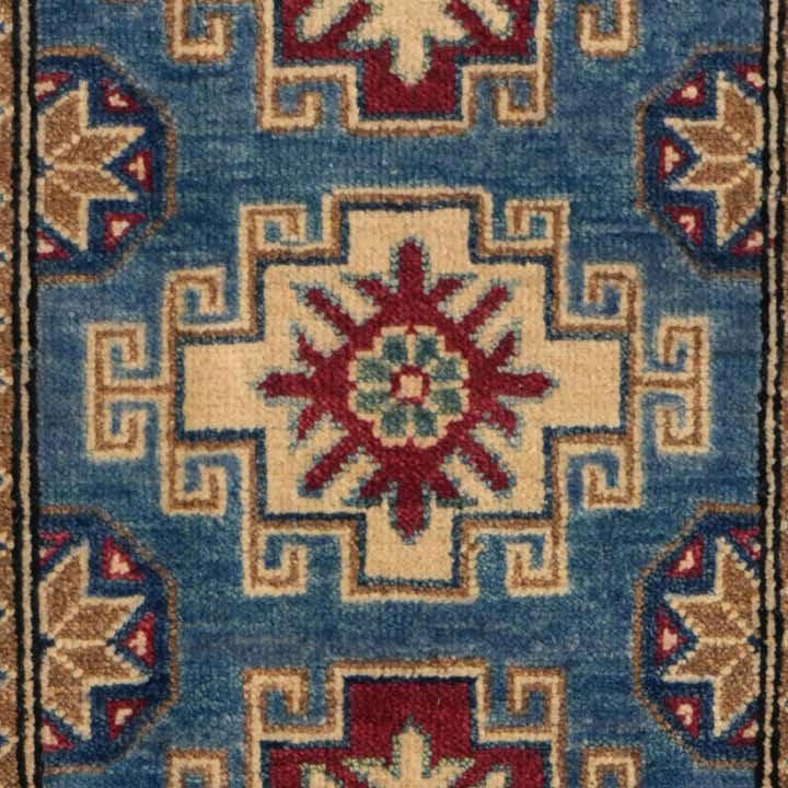 60cm x 190cm Handgeknüpft Kazak Läufer Teppich