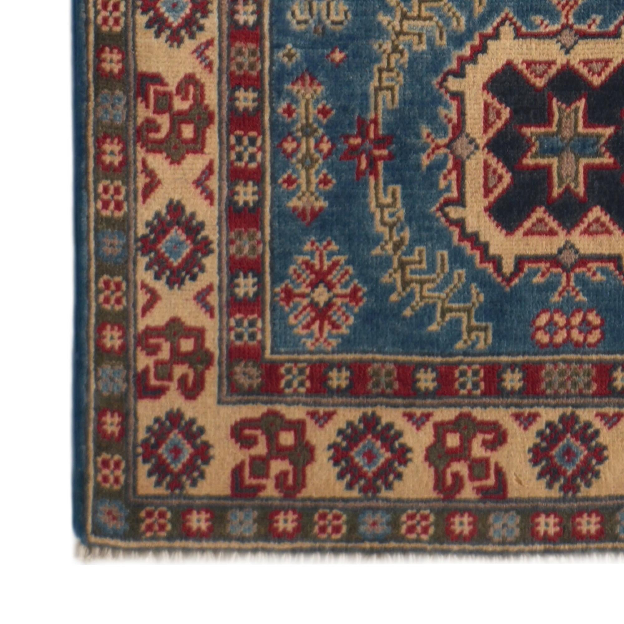 2' 7 x 10' 4 Hand Knotted Kazak Runner Rug