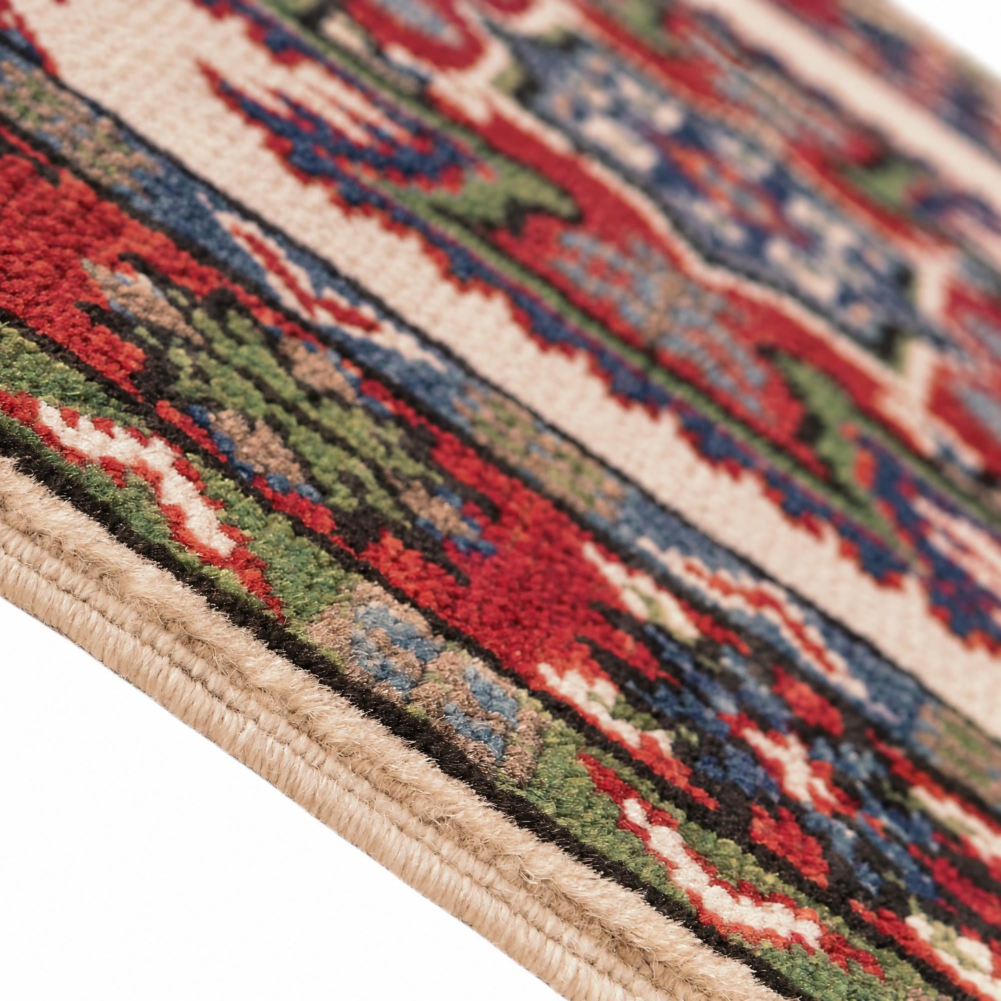 65cm x 195cm anudado a mano Kazak Alfombra Pasillera